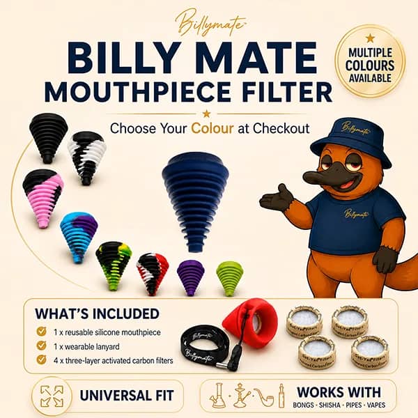 Billy Mate Mouthpiece Filter Kit - Ultimate Cleaner, Smoother Smoking Experience