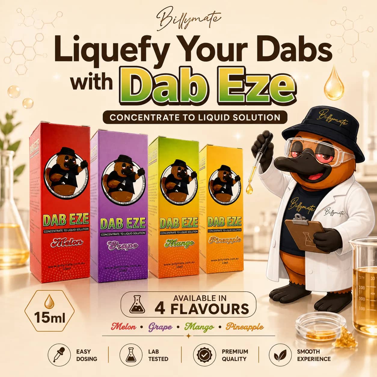 Liquefy Your Dabs with Dab Eze 15ml Pineapple Flavor – Ultimate DIY Solution