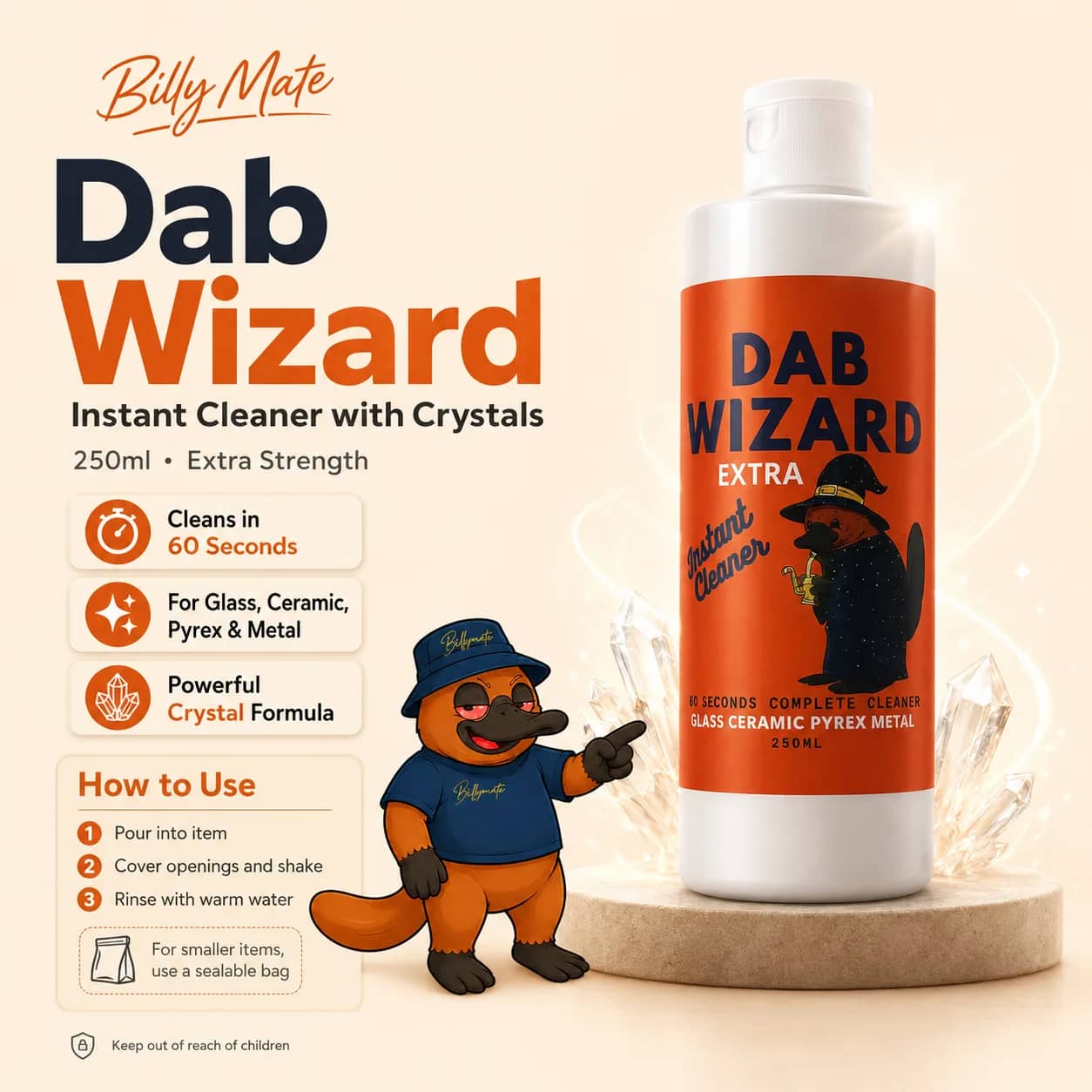 Dab Wizard Instant Cleaner - Instant Sparkle for Your Dabbing Gear