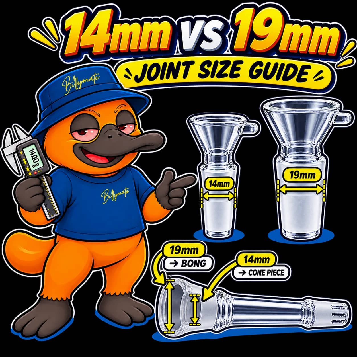 14mm vs 19mm Bong Joints: Complete Size Guide