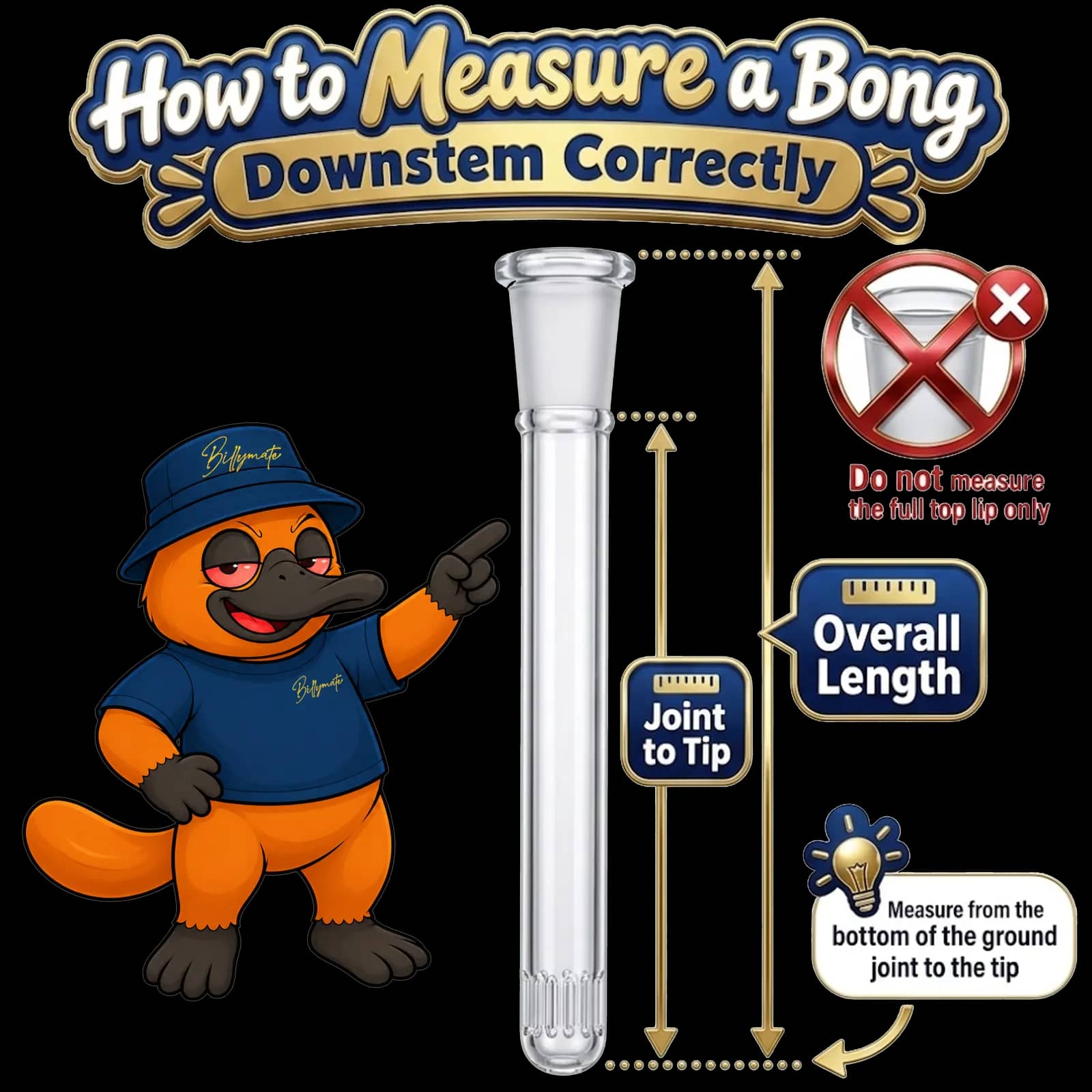 How to Measure a Bong Downstem Correctly