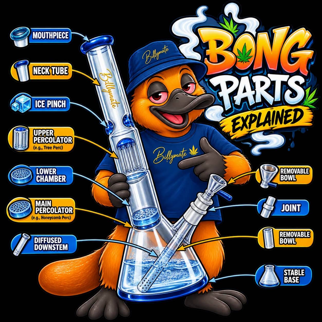 Bong Parts Explained: Complete Diagram & Guide