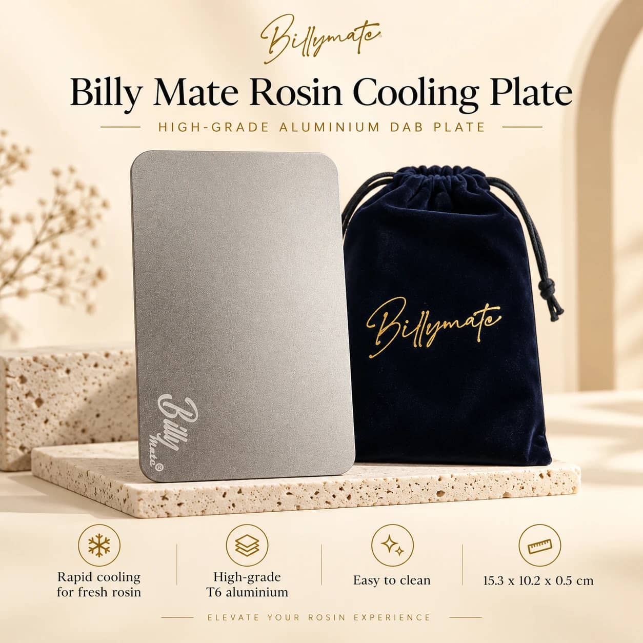 Billy Mate Rosin Cooling Plate | T6 Aluminium Cold Plate